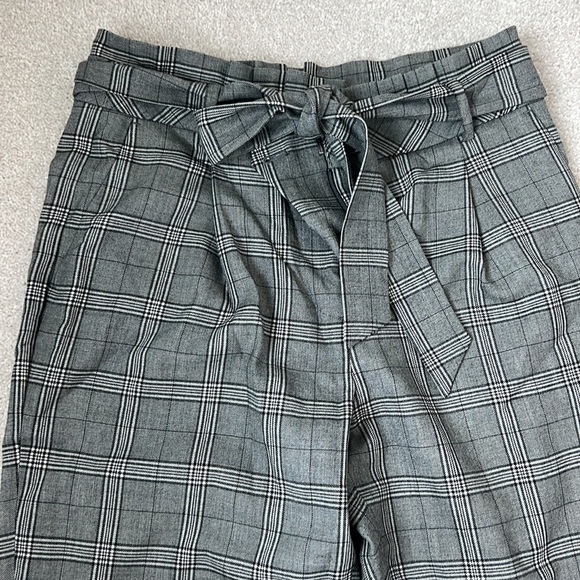 Checkered paper bag pants - Picture 2 of 4